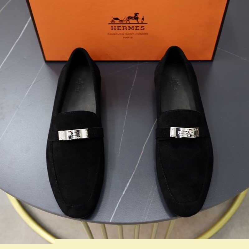 H**mes leather shoes